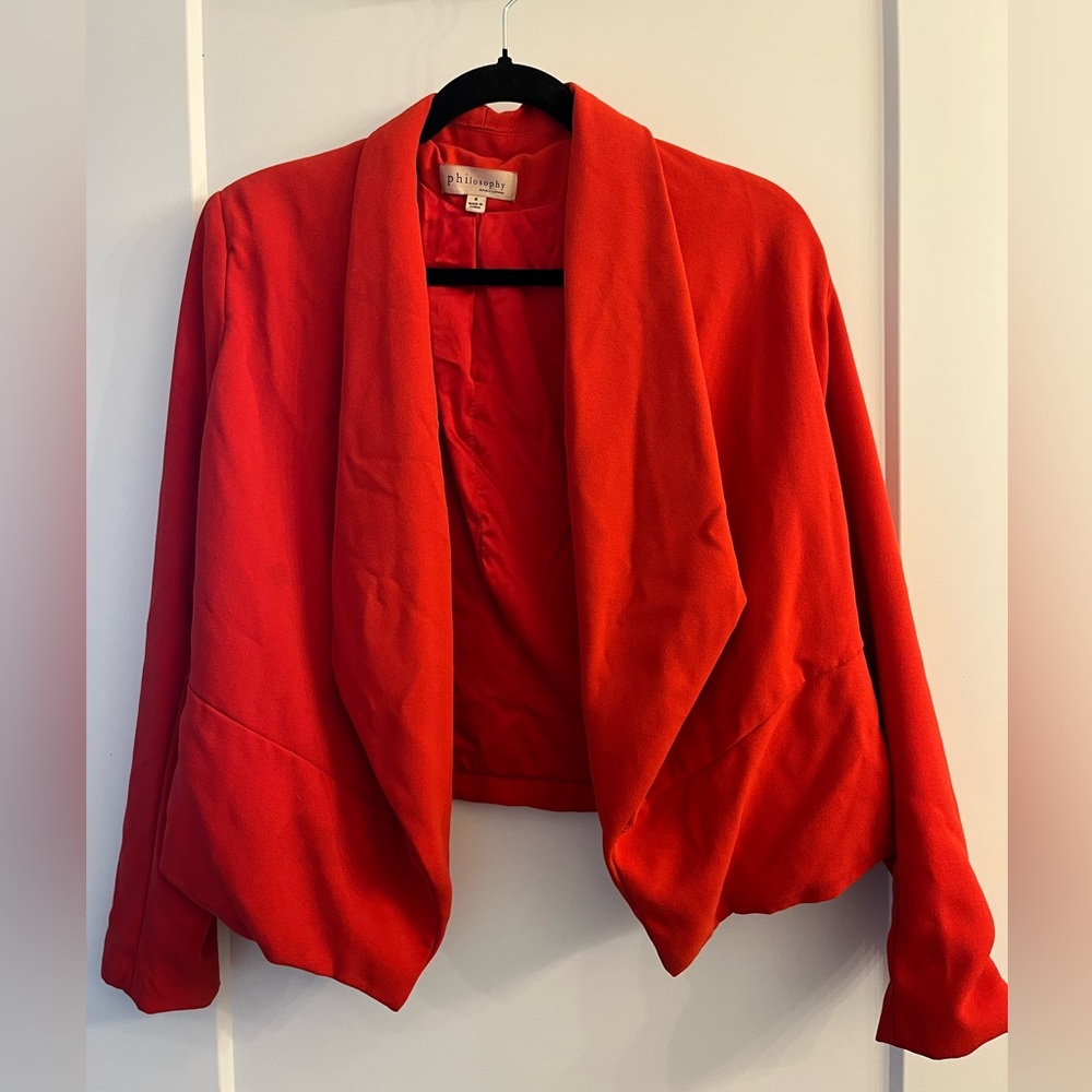 Philosophy Women's Bold Red Blazer